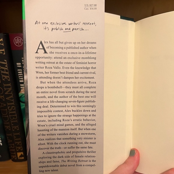 4/$25 The Writing Retreat by Julia Bartz. - Picture 3 of 3